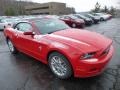 2013 Race Red Ford Mustang V6 Premium Convertible  photo #1