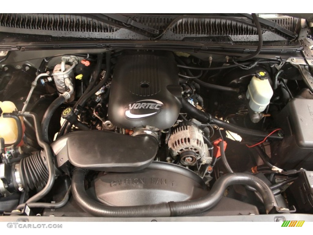 2002 Chevrolet Silverado 1500 Extended Cab 5.3 Liter OHV 16 Valve Vortec V8 Engine Photo #75107635