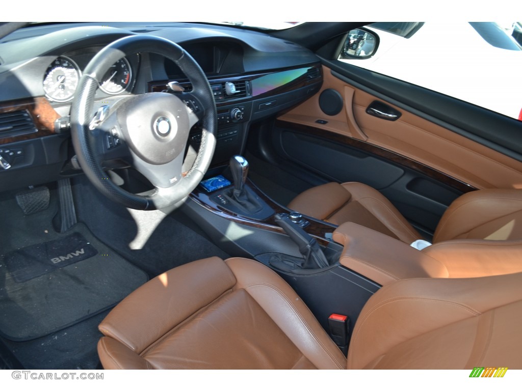 2010 3 Series 335i Coupe - Jet Black / Saddle Brown Dakota Leather photo #3