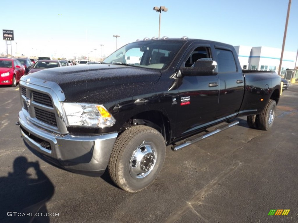 2012 Ram 3500 HD ST Crew Cab 4x4 Dually - Black / Dark Slate/Medium Graystone photo #1