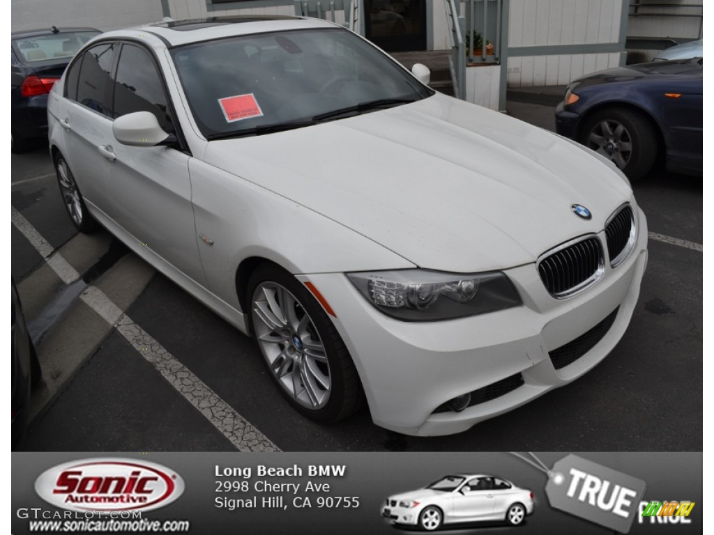 2010 3 Series 335i Sedan - Alpine White / Black photo #1