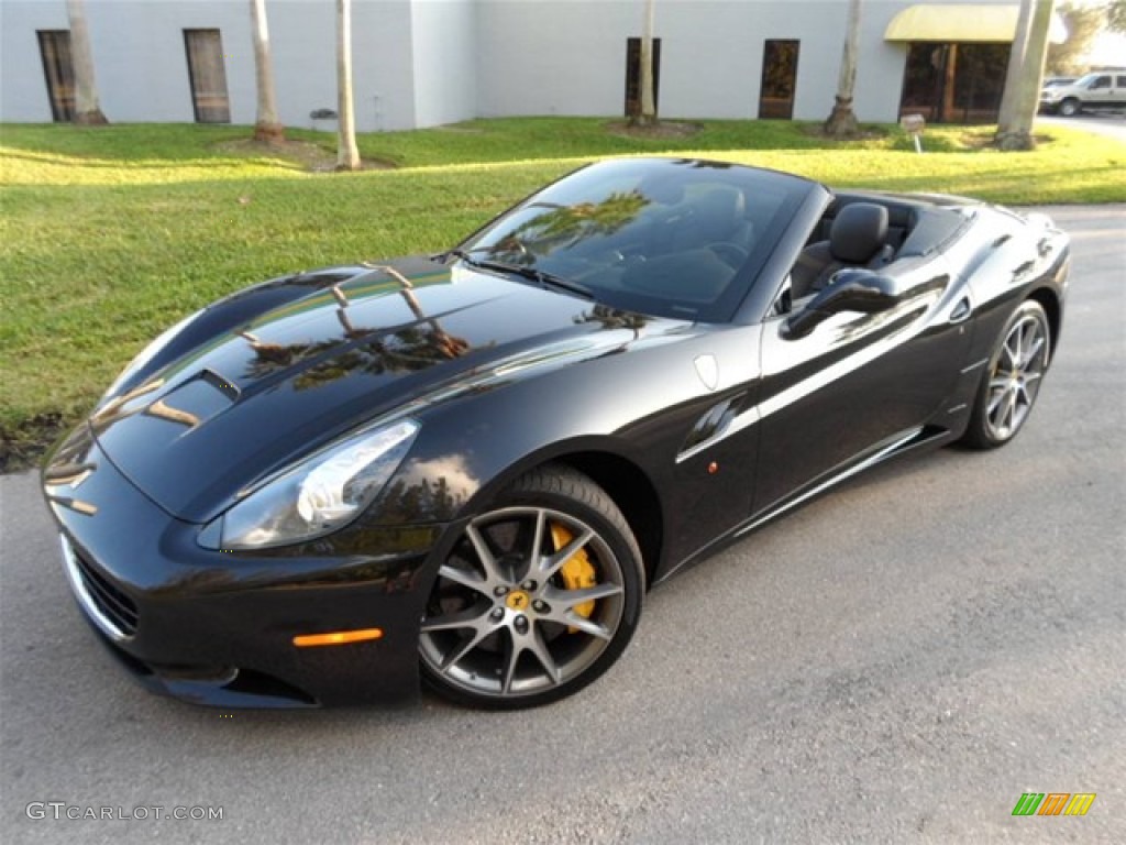 Nero Daytona (Black Metallic) 2009 Ferrari California Standard California Model Exterior Photo #75109377