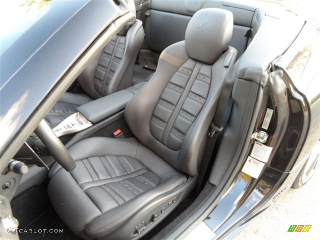 Black Interior 2009 Ferrari California Standard California Model Photo #75109821
