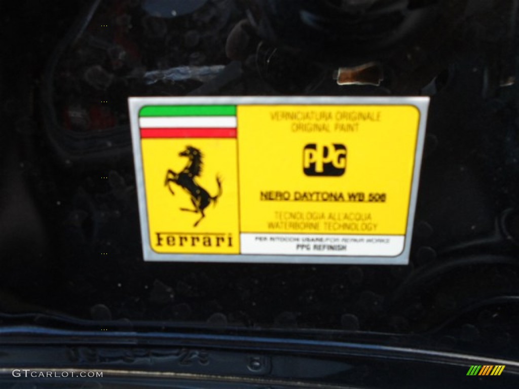 2009 California Color Code 506 for Nero Daytona (Black Metallic) Photo #75110597
