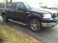 2005 True Blue Metallic Ford F150 XL SuperCab 4x4  photo #4