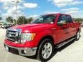 2009 Bright Red Ford F150 XLT SuperCrew  photo #13