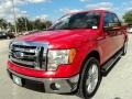 2009 Bright Red Ford F150 XLT SuperCrew  photo #14