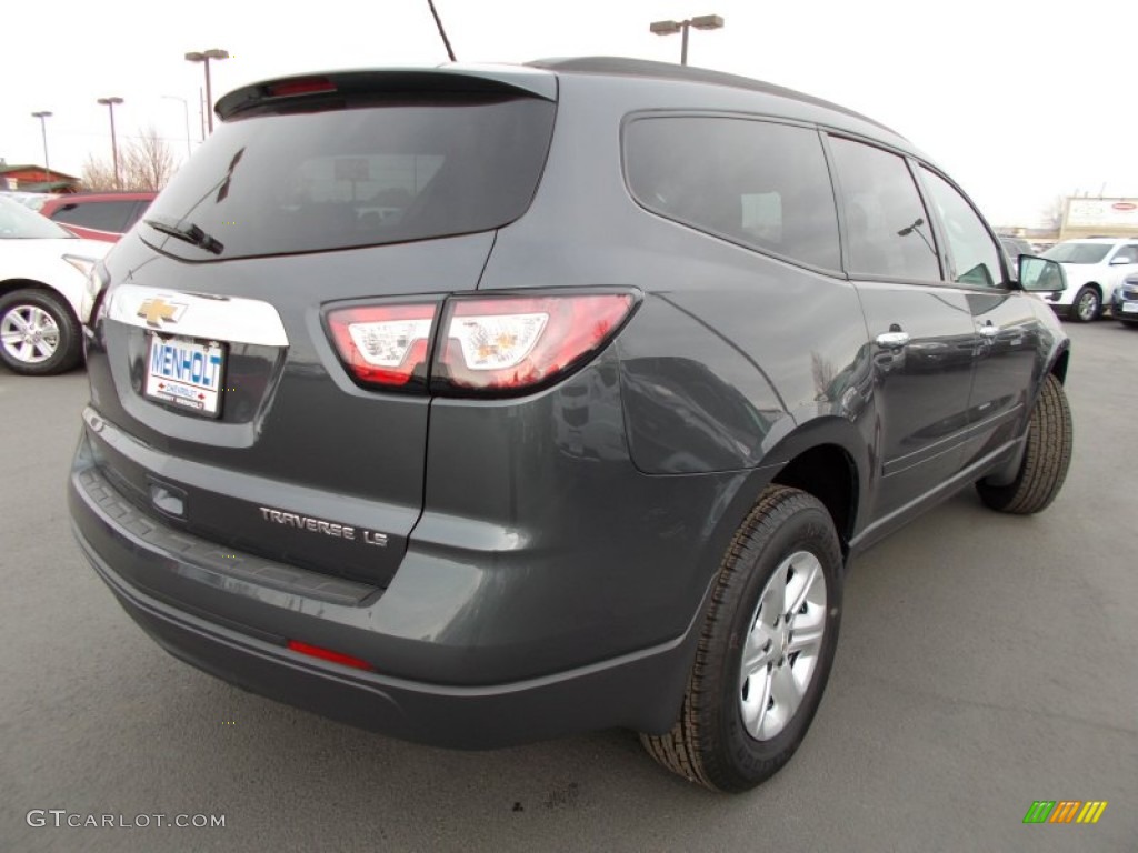 2013 Traverse LS - Cyber Gray Metallic / Dark Titanium/Light Titanium photo #3