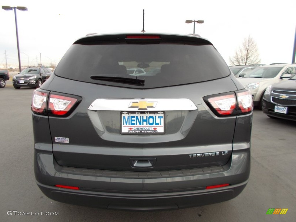 2013 Traverse LS - Cyber Gray Metallic / Dark Titanium/Light Titanium photo #4