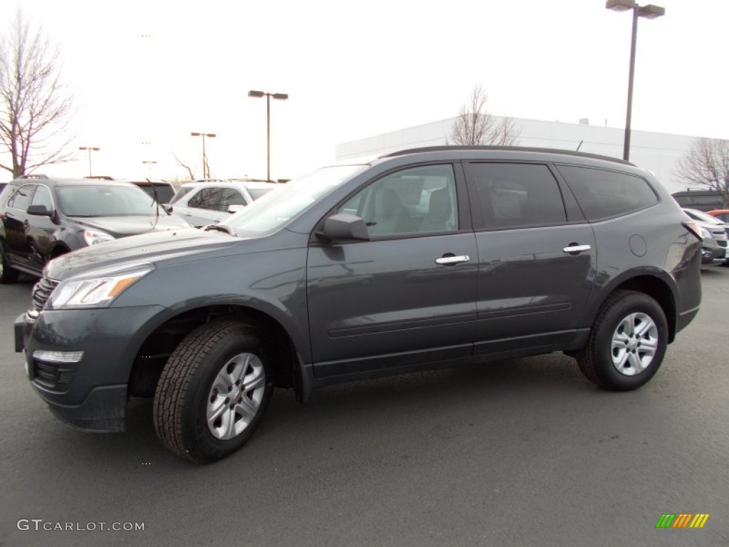 2013 Traverse LS - Cyber Gray Metallic / Dark Titanium/Light Titanium photo #6