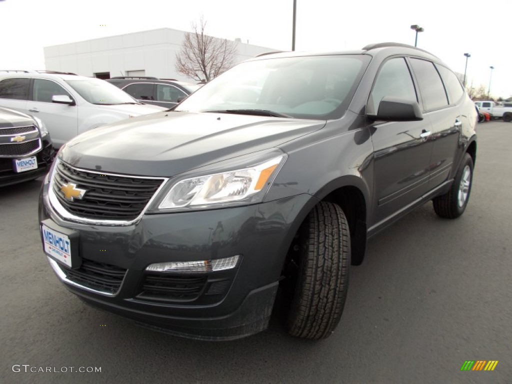 2013 Traverse LS - Cyber Gray Metallic / Dark Titanium/Light Titanium photo #7