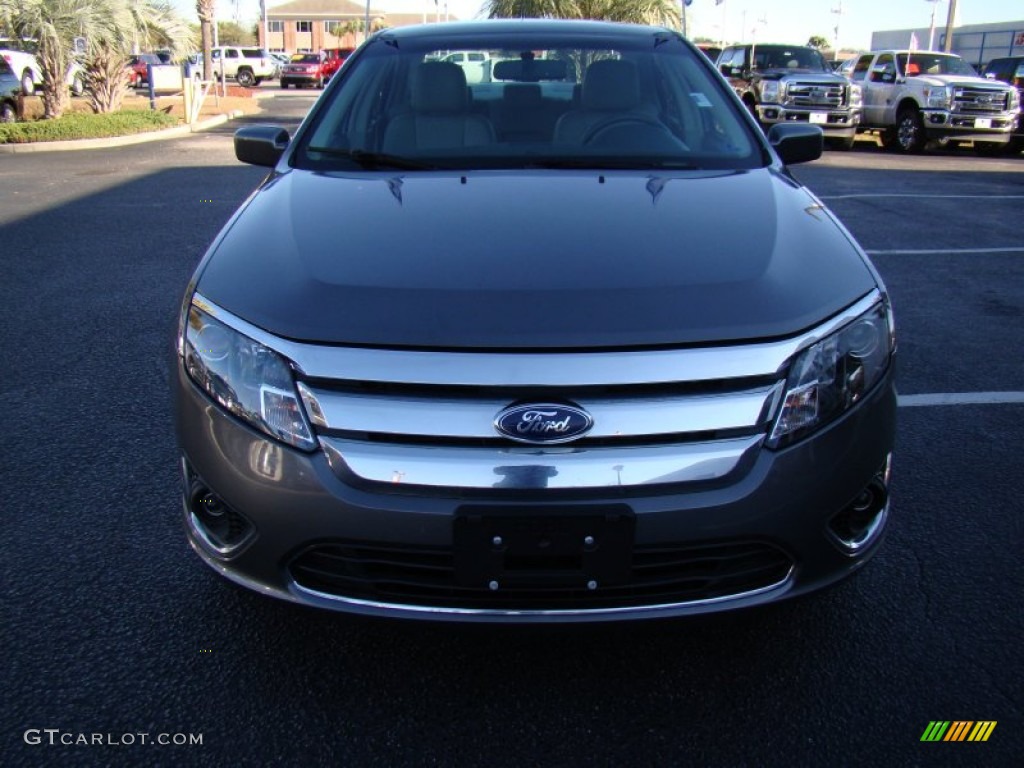 2010 Fusion SEL V6 - Sterling Grey Metallic / Camel photo #3