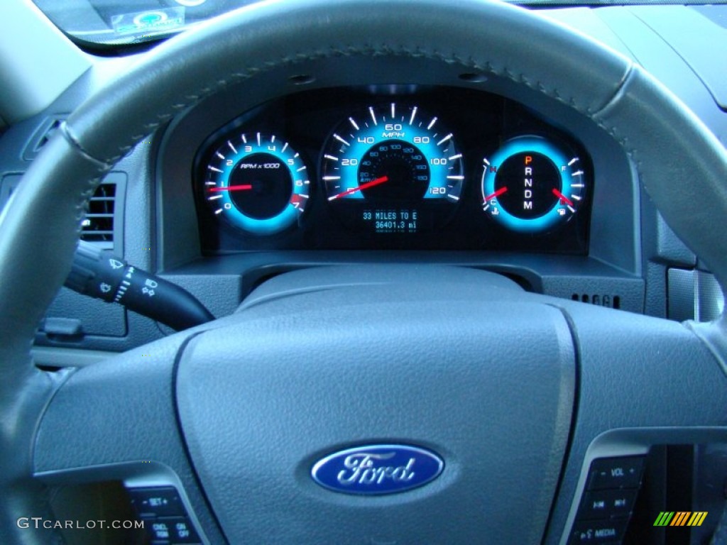 2010 Fusion SEL V6 - Sterling Grey Metallic / Camel photo #21