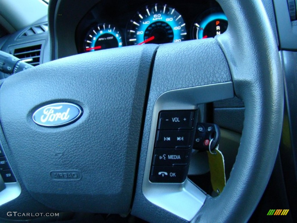 2010 Fusion SEL V6 - Sterling Grey Metallic / Camel photo #23