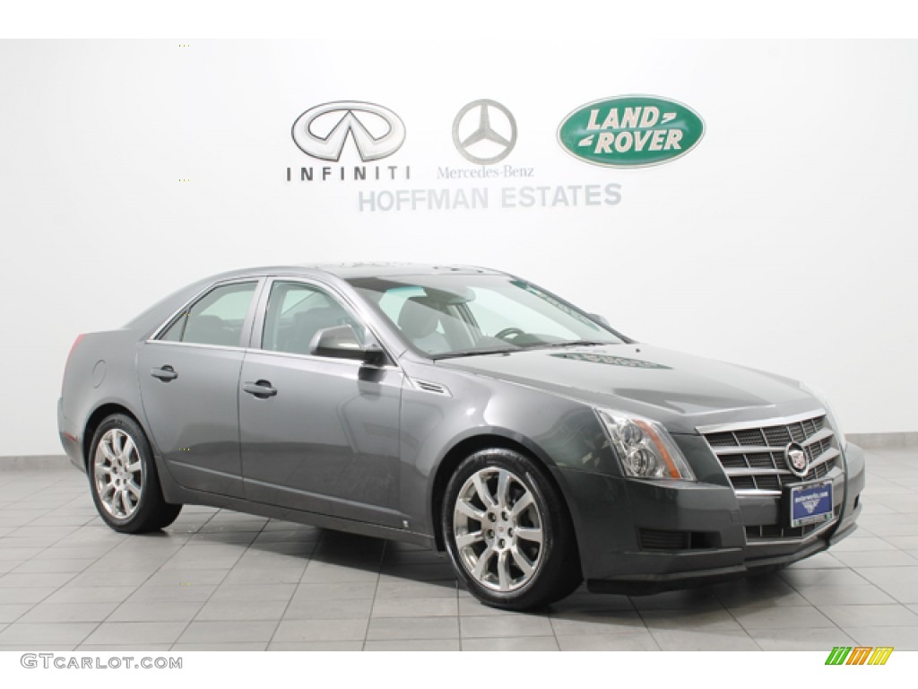 2009 CTS 4 AWD Sedan - Thunder Gray ChromaFlair / Ebony photo #1