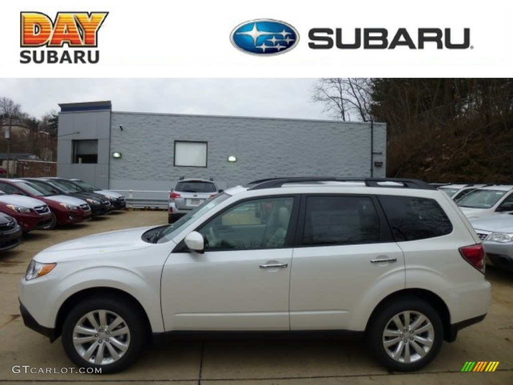 Satin White Pearl Subaru Forester