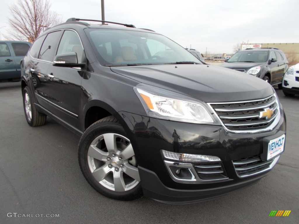 2013 Traverse LTZ AWD - Black Granite Metallic / Ebony/Mojave photo #1