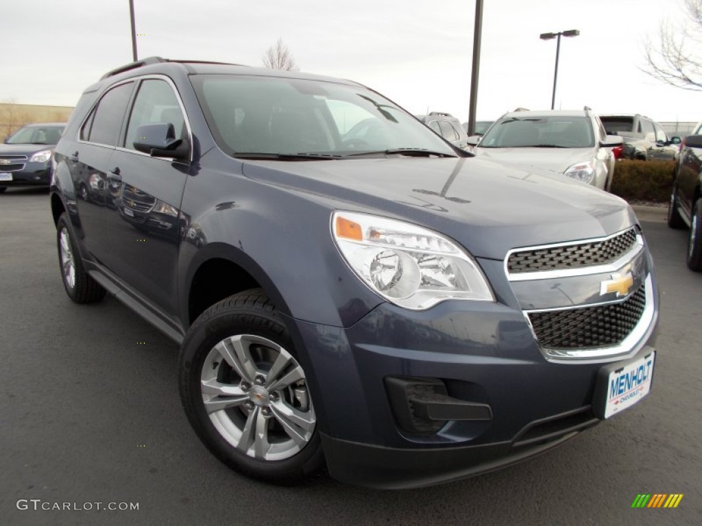 2013 Equinox LT AWD - Atlantis Blue Metallic / Jet Black photo #1