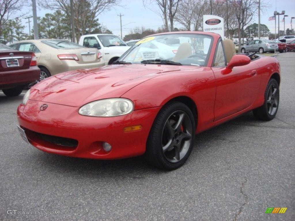 Classic Red 2001 Mazda MX-5 Miata LS Roadster Exterior Photo #75116386