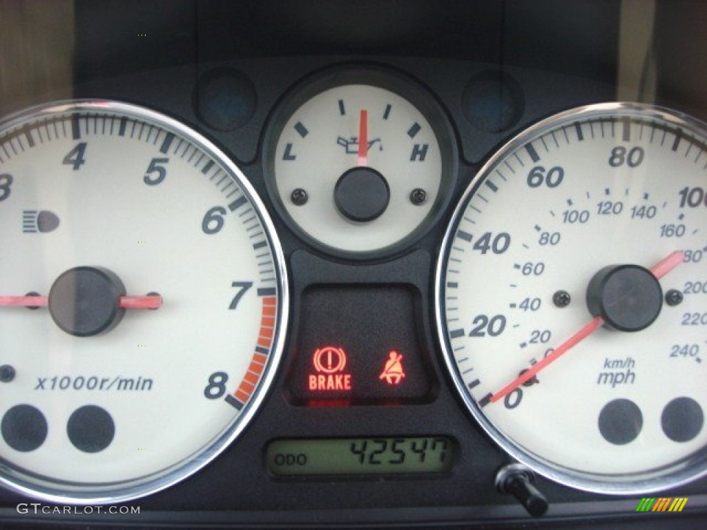2001 Mazda MX-5 Miata LS Roadster Gauges Photo #75116476