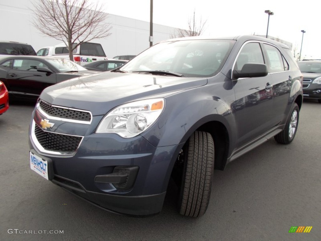 2013 Equinox LS - Atlantis Blue Metallic / Jet Black photo #7