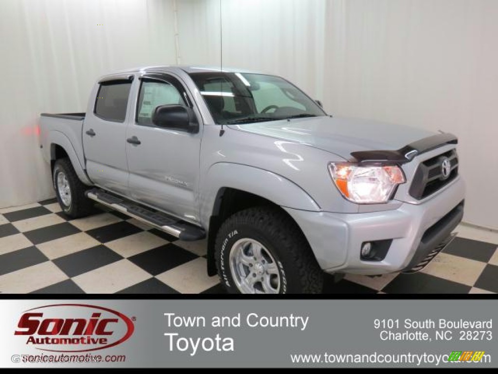 2013 Tacoma V6 Double Cab 4x4 - Silver Streak Mica / Graphite photo #1