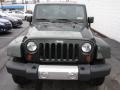 2011 Natural Green Pearl Jeep Wrangler Unlimited Sahara 4x4  photo #3