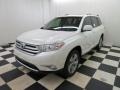 2013 Blizzard White Pearl Toyota Highlander Limited  photo #3