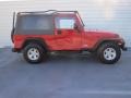 2005 Flame Red Jeep Wrangler Unlimited 4x4  photo #2