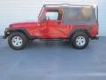 2005 Flame Red Jeep Wrangler Unlimited 4x4  photo #5