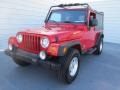 2005 Flame Red Jeep Wrangler Unlimited 4x4  photo #6