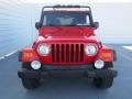 2005 Flame Red Jeep Wrangler Unlimited 4x4  photo #7