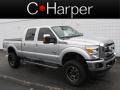 2012 Ingot Silver Metallic Ford F350 Super Duty Lariat Crew Cab 4x4  photo #1