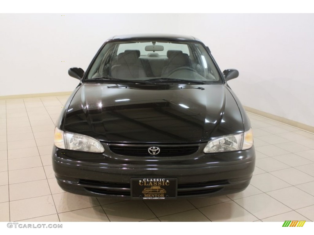 1999 Corolla VE - Satin Black Metallic / Light Charcoal photo #2