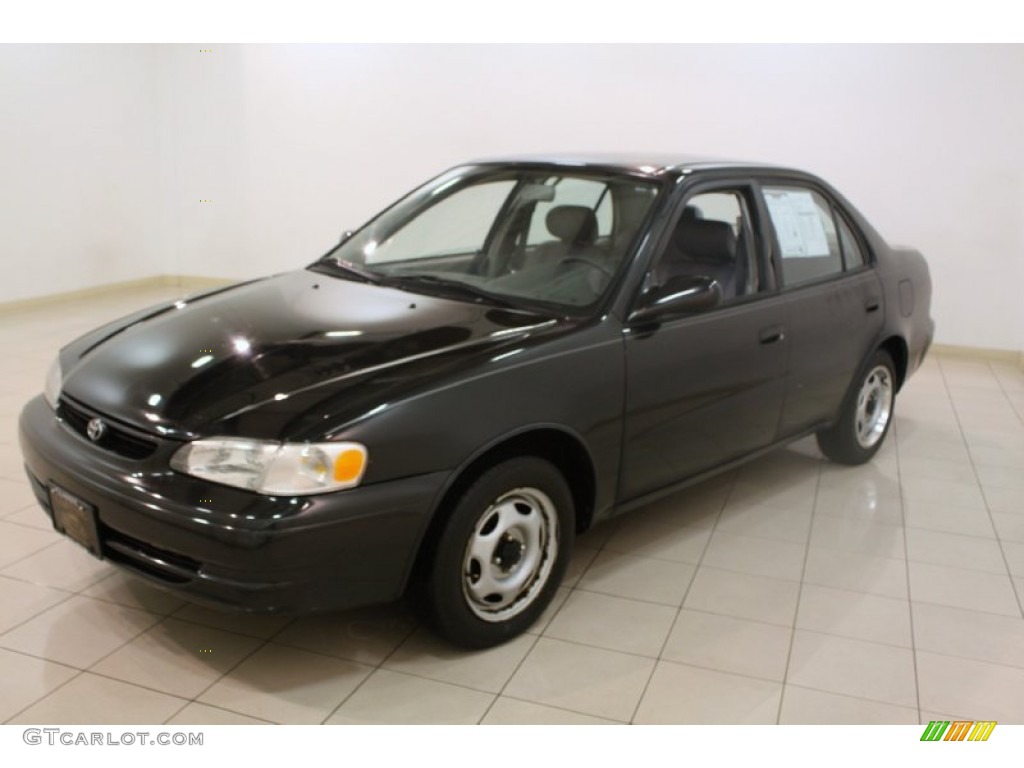 1999 Corolla VE - Satin Black Metallic / Light Charcoal photo #3