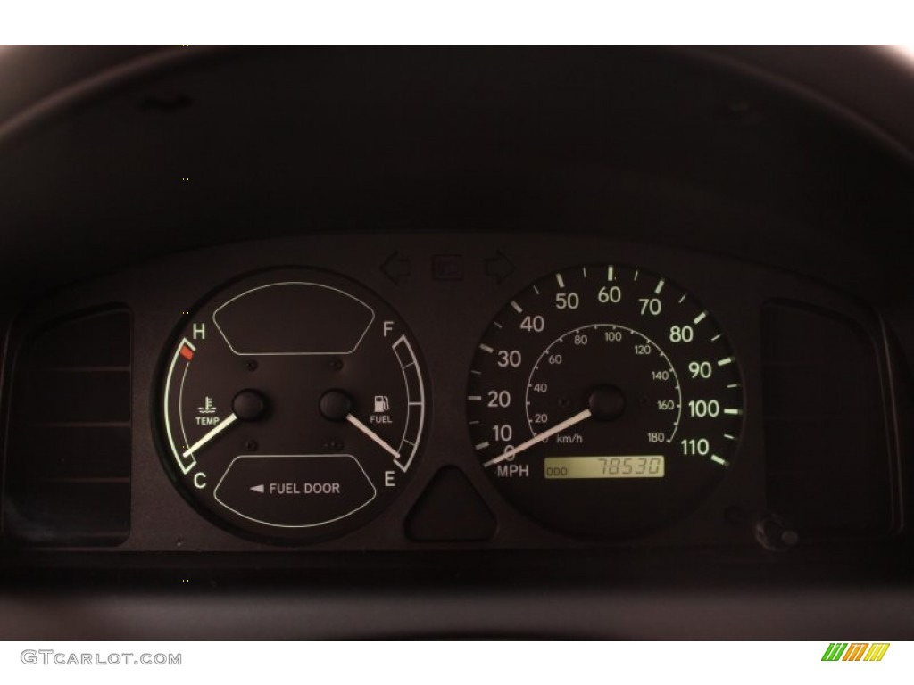 1999 Toyota Corolla VE Gauges Photo #75120642