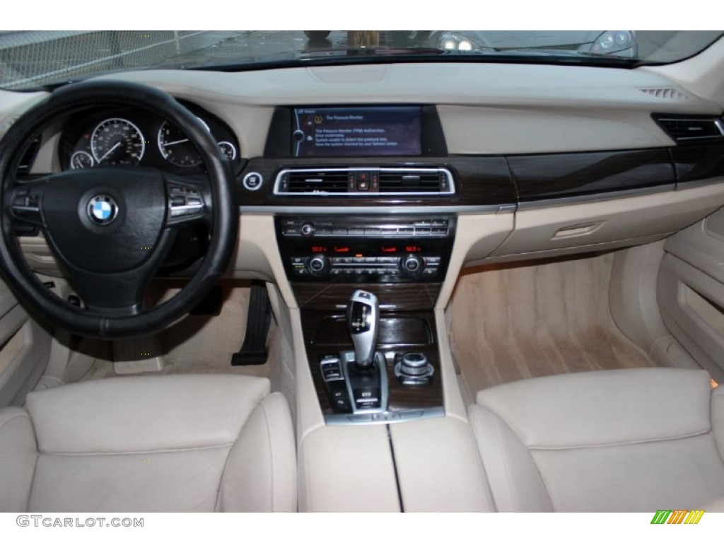 2009 7 Series 750Li Sedan - Ruby Black Metallic / Champagne Full Merino Leather photo #5