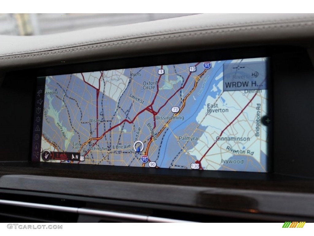 2009 7 Series 750Li Sedan - Ruby Black Metallic / Champagne Full Merino Leather photo #8