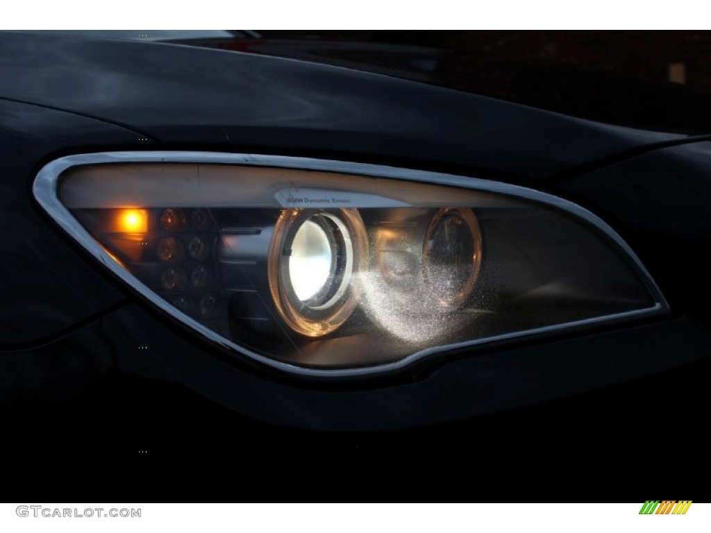 2009 7 Series 750Li Sedan - Ruby Black Metallic / Champagne Full Merino Leather photo #18