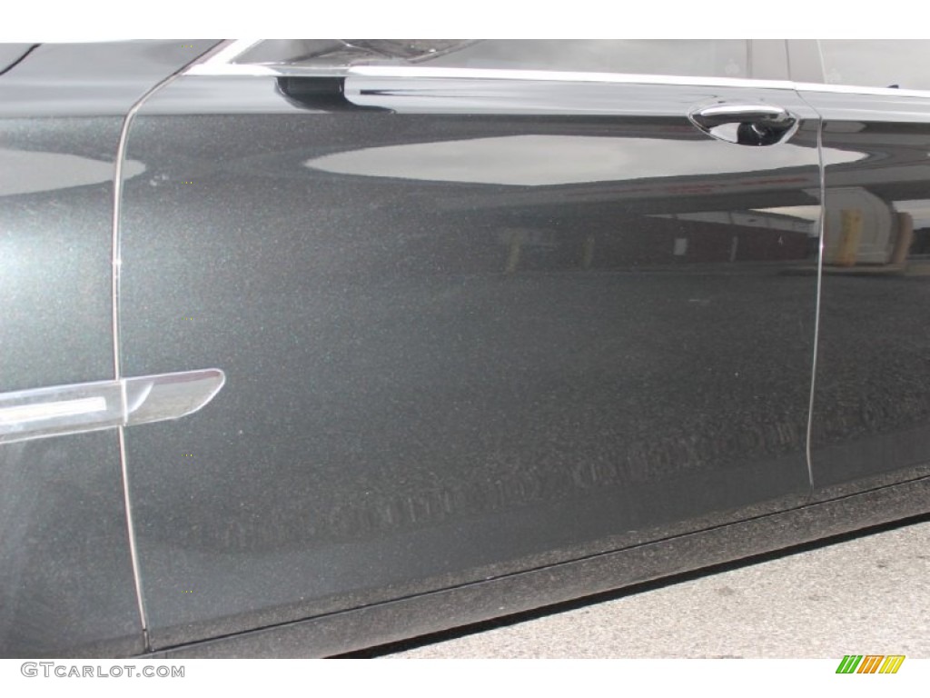 2009 7 Series 750Li Sedan - Ruby Black Metallic / Champagne Full Merino Leather photo #28
