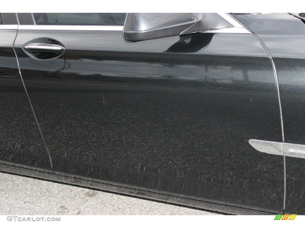 2009 7 Series 750Li Sedan - Ruby Black Metallic / Champagne Full Merino Leather photo #37