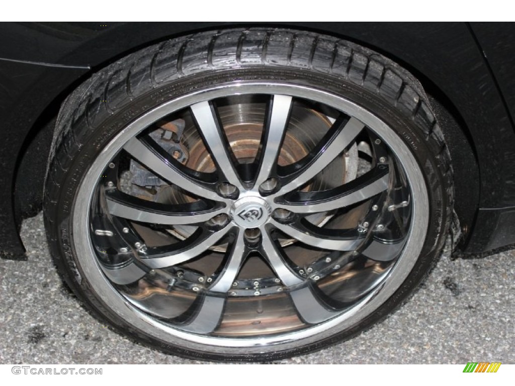 2009 7 Series 750Li Sedan - Ruby Black Metallic / Champagne Full Merino Leather photo #41