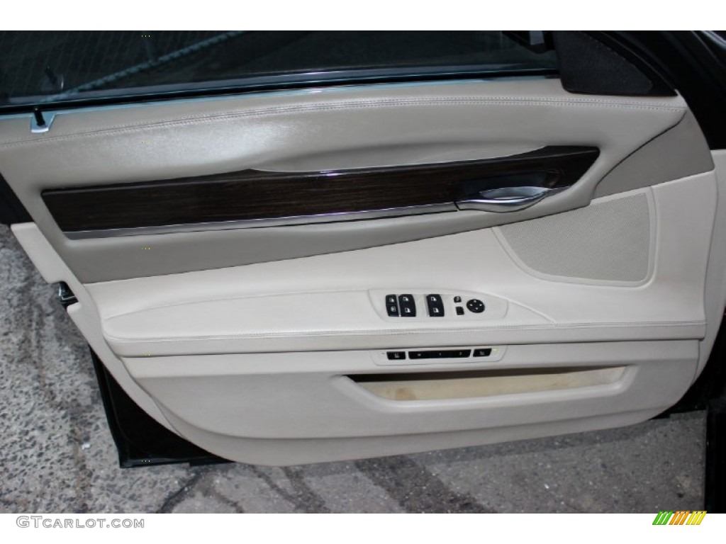 2009 7 Series 750Li Sedan - Ruby Black Metallic / Champagne Full Merino Leather photo #63