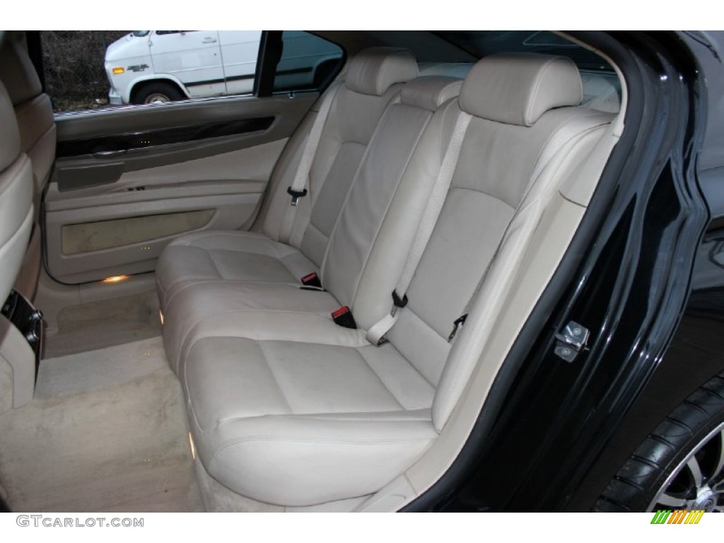 2009 7 Series 750Li Sedan - Ruby Black Metallic / Champagne Full Merino Leather photo #67