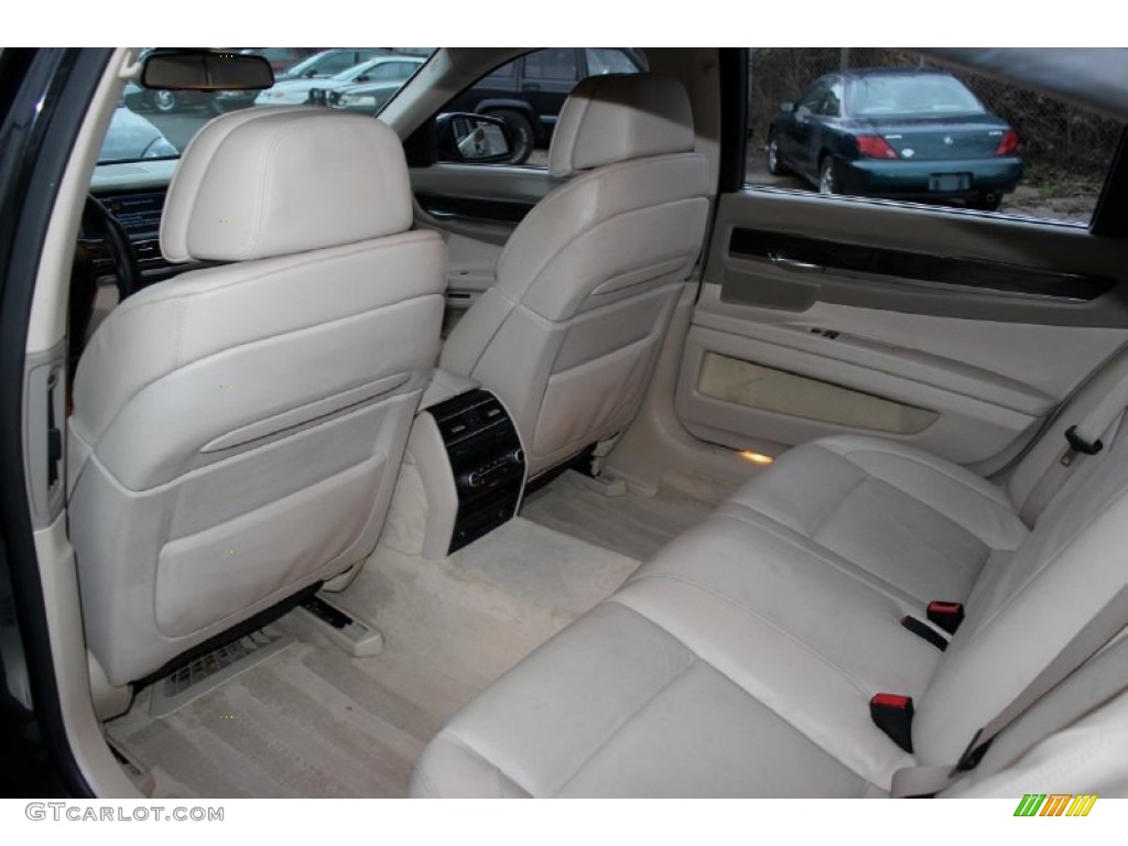 2009 7 Series 750Li Sedan - Ruby Black Metallic / Champagne Full Merino Leather photo #68