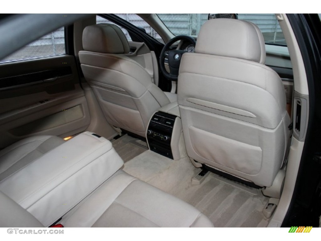 2009 7 Series 750Li Sedan - Ruby Black Metallic / Champagne Full Merino Leather photo #79