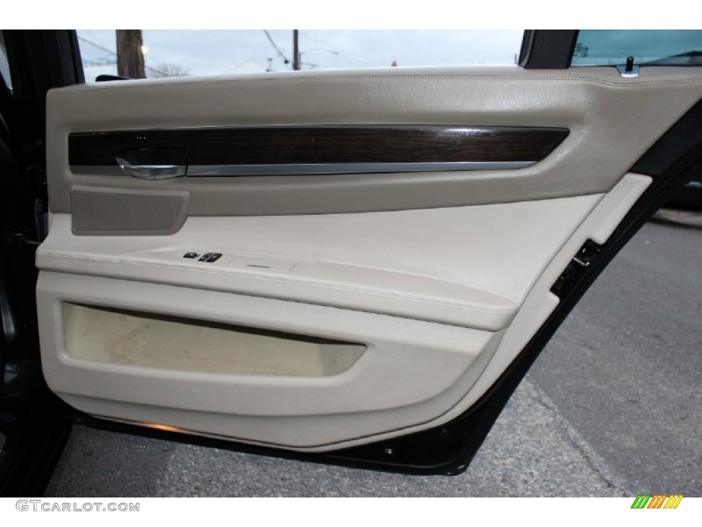 2009 7 Series 750Li Sedan - Ruby Black Metallic / Champagne Full Merino Leather photo #80