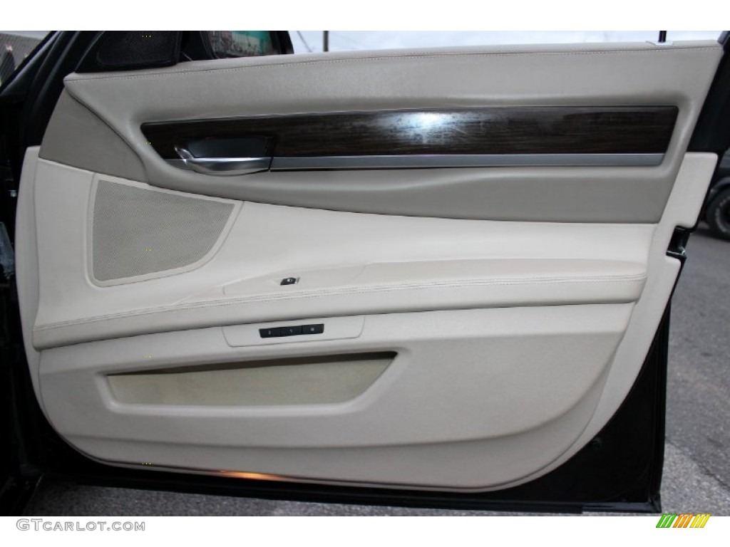 2009 7 Series 750Li Sedan - Ruby Black Metallic / Champagne Full Merino Leather photo #81