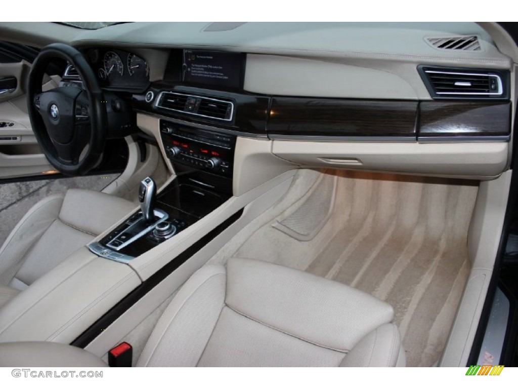 2009 7 Series 750Li Sedan - Ruby Black Metallic / Champagne Full Merino Leather photo #82