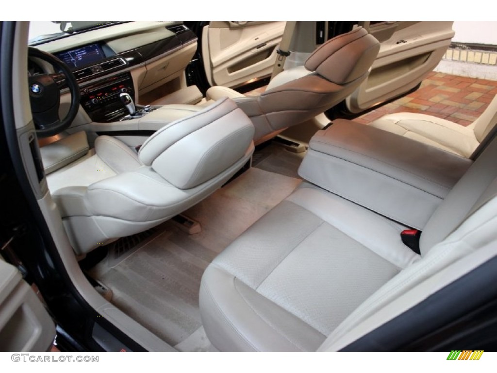 2009 7 Series 750Li Sedan - Ruby Black Metallic / Champagne Full Merino Leather photo #103